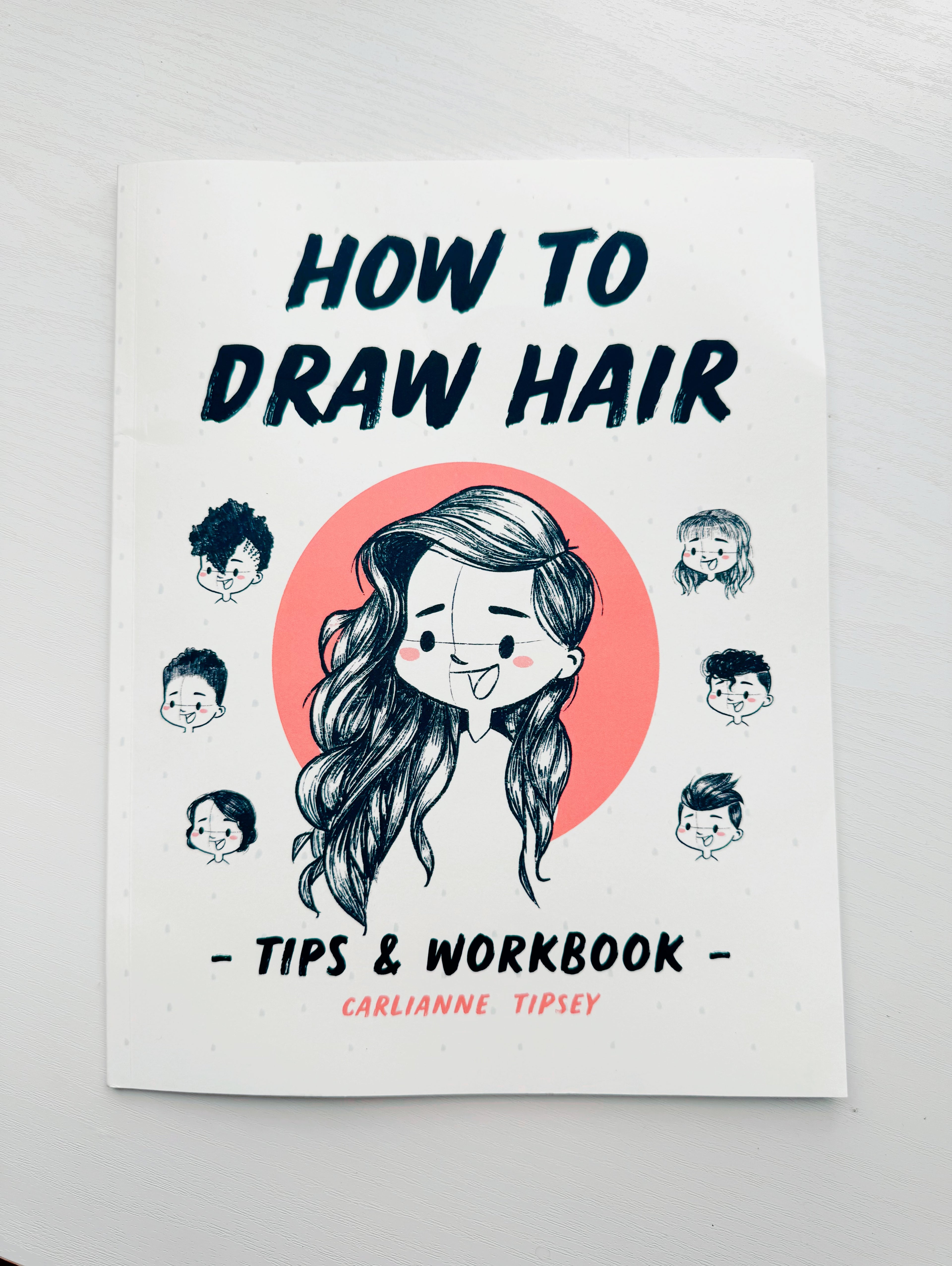 How to Draw Hair - Tips & Workbook