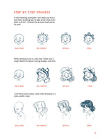 "How to Draw Hair Tips & Workbook" -  Digital Workbook