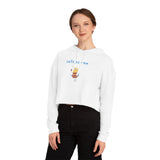 Women’s Cropped Hooded Sweatshirt  - Cute as Can Bee