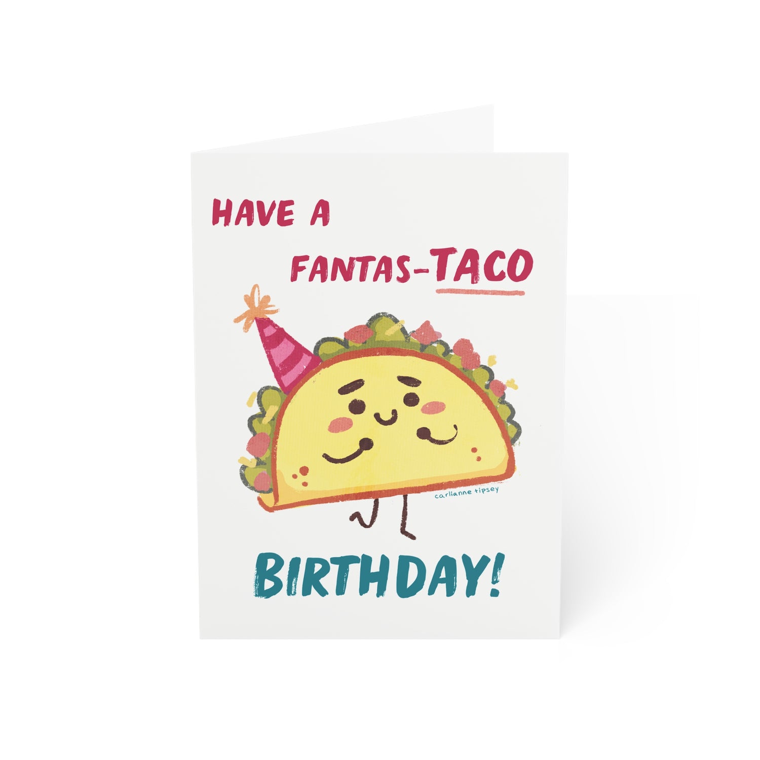 FantasTACO Birthday Card (1, 10, 30, and 50pcs)