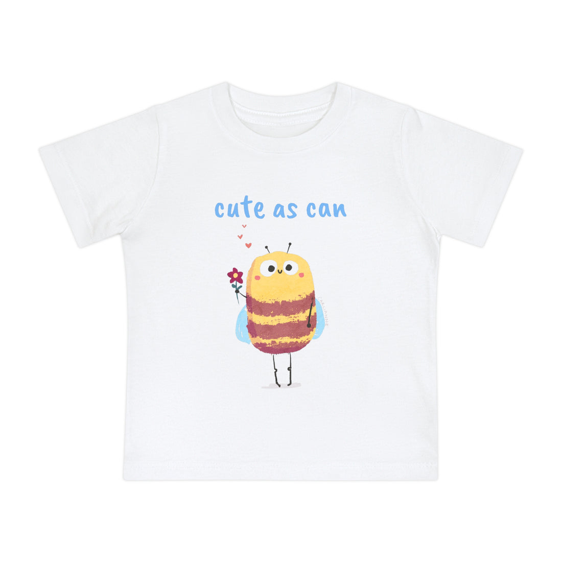 Cute as Can Bee - Baby Short Sleeve T-Shirt