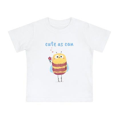 Cute as Can Bee - Baby Short Sleeve T-Shirt