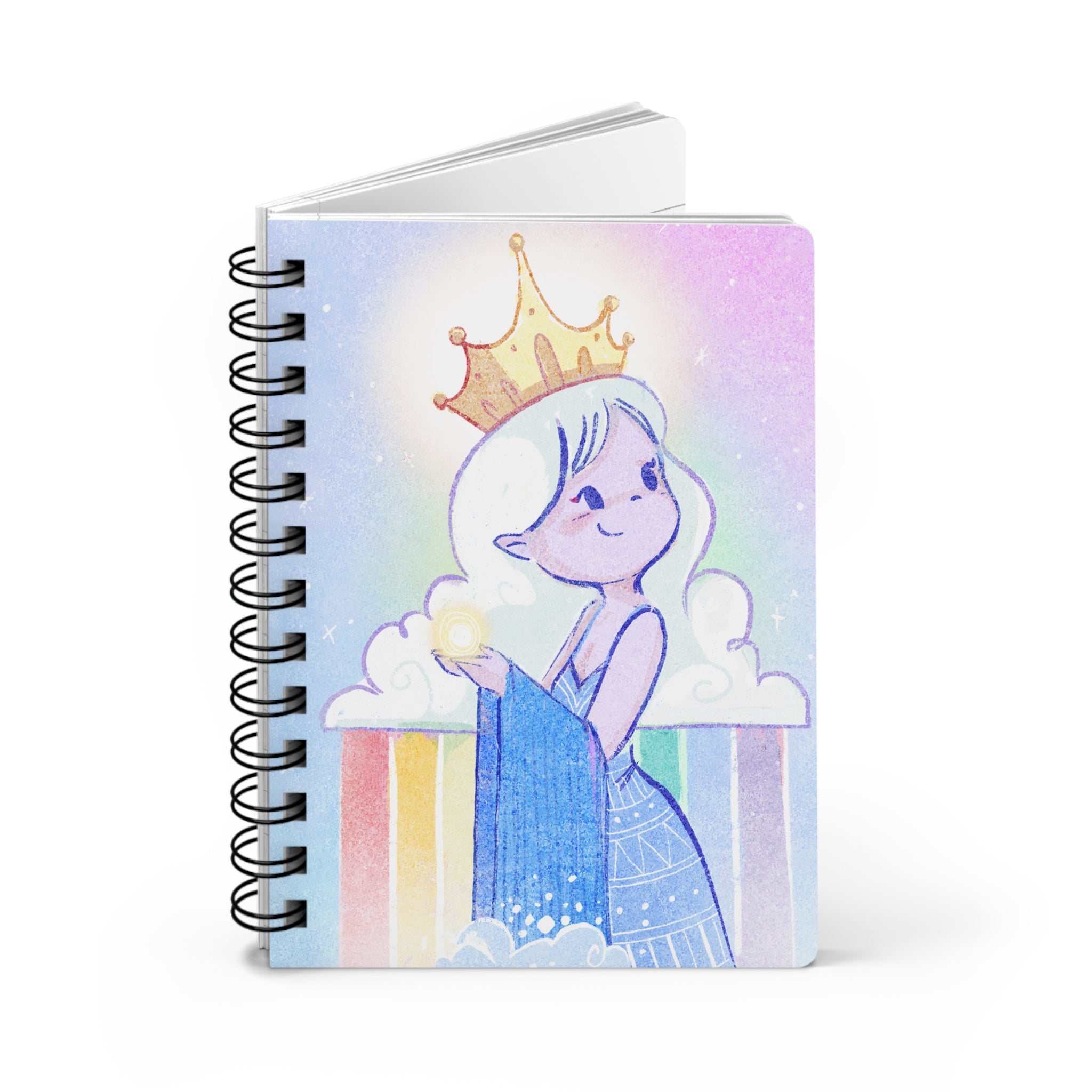 Rainbow Goddess Spiral Bound Journal