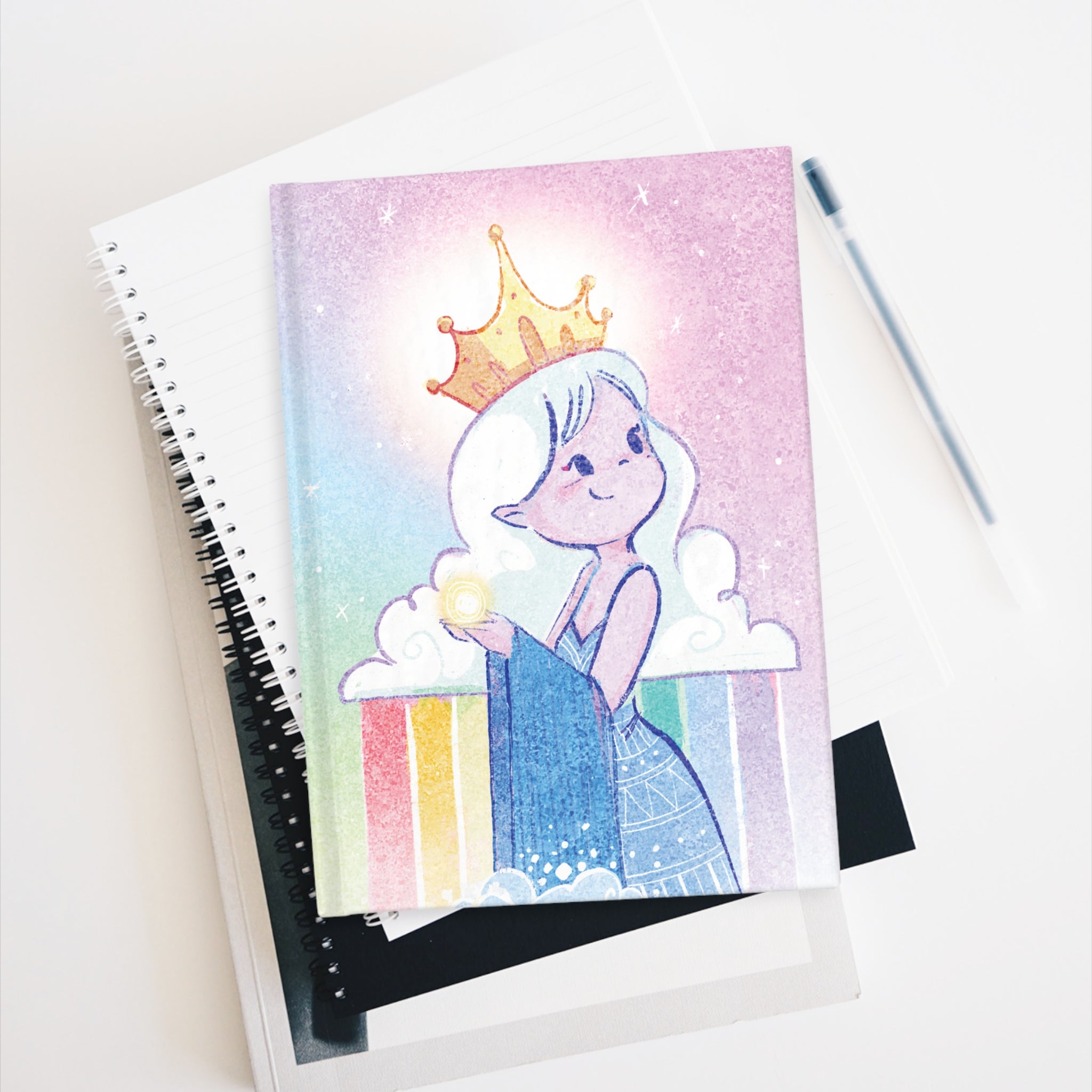 Rainbow Goddess Blank Journal