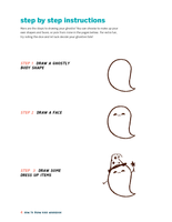 Build Your Own Cute Ghostie - Activity Guide