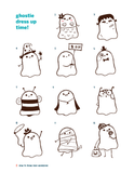 Build Your Own Cute Ghostie - Activity Guide