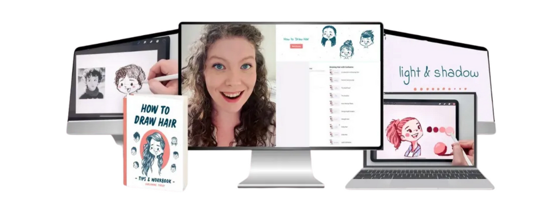 Complete &quot;How To Draw Hair&quot; Course
